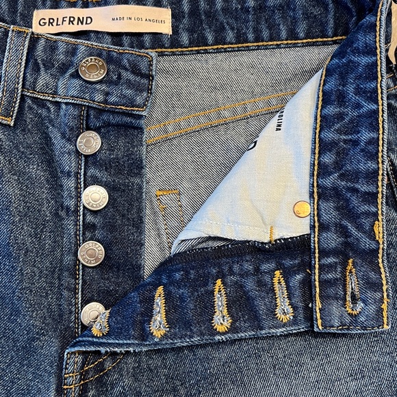 GRLFRND The Karolina High Rise Straight Crop Jeans - Picture 8 of 15